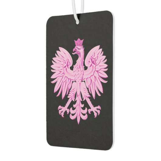 Pink Polnischer Adlermagnet Autolufterfrischer (Links)