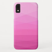 Pink Polygonal Case-Mate iPhone Hülle (Rückseite)
