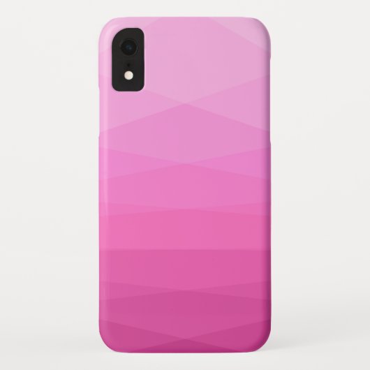 Pink Polygonal Case-Mate iPhone Hülle (Rückseite)