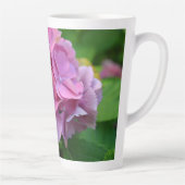 Pink Pompom Hydrangea Hortensia Blume Milchtasse (Rechts)