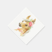 Pink Pony Baby Dusche Serviette (Ecke)