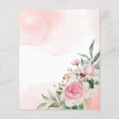 Pink pony Geburtstagsgeschenk up cowgirl Dankeschö (Rückseite)