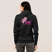 Pink Pony Pedal Pub - Black Zip Hoodie (Schwarz voll)