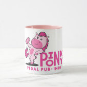 Pink Pony Pedal Pub Indy Tasse (Zentrum)