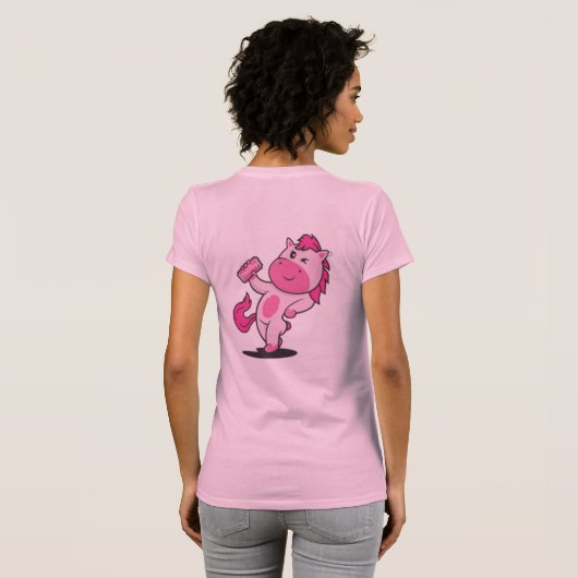 Pink Pony Pedal Pub T-Shirt (Schwarz voll)