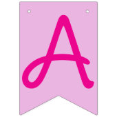 Pink Pony Unicorn Bunting Banner for Birthday (Dritte Fahne)