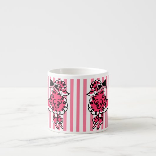Pink Poodle 50 Espressotasse (Vorderseite)