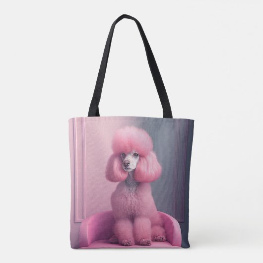 PINK POODLE ART TASCHE PURT (Rückseite)