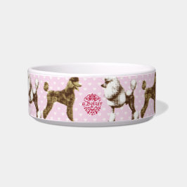 pink poodle design napf