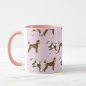 pink poodle design tasse (Links)