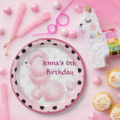 Pink Poodle Geburtstagsparty Paper Teller (Party)