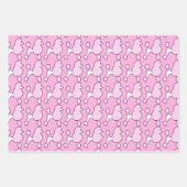 Pink Poodle Geschenkpapier Set (Vorderseite 3)