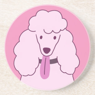Pink Poodle Getränkeuntersetzer