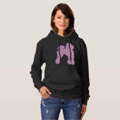 Pink Poodle Hoodie (Vorne ganz)