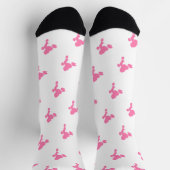 Pink Poodle Hund Frauen Nachhaltige Socken (Oben)