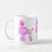 Pink Poodle Hundefibel Tasse (Links)