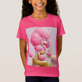 Pink Poodle in einem Abend Dress von Natasha Us T-Shirt