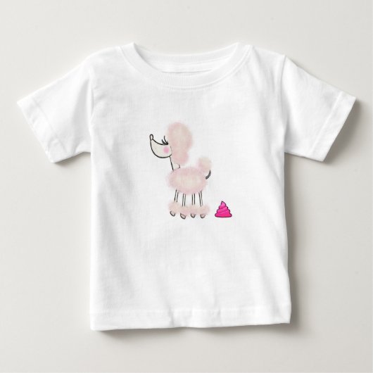 Pink Poodle Kack Kids T-Shirt (Vorderseite)