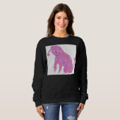 Pink Poodle Long Sweatshirt (Vorne ganz)