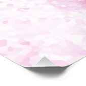 Pink Poodle Poster (Ecke)