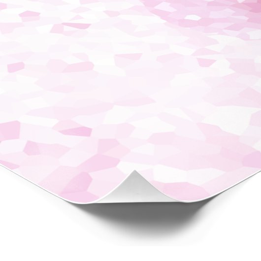 Pink Poodle Poster (Ecke)