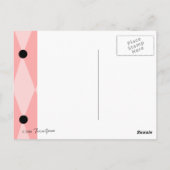 Pink Poodle Postkarte (Rückseite)