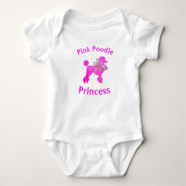 Pink Poodle Princess Birthday Girl T - Shirt
