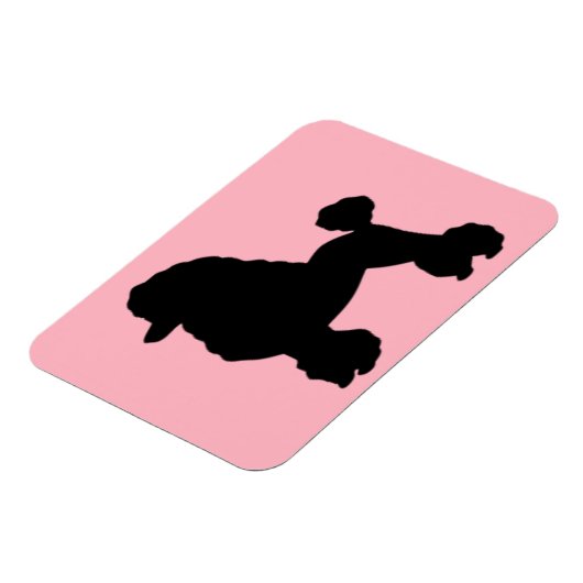 Pink Poodle-Rock der 50er Jahre Inspirierte Flexib Magnet (Linke Seite)