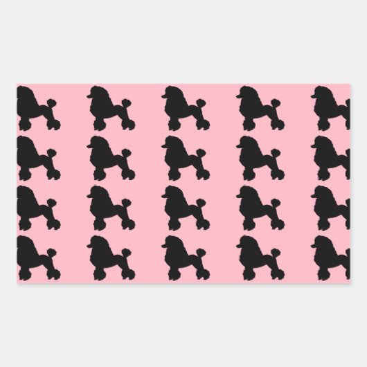 Pink Poodle Rock Inspiriert Stickers (Vorderseite)