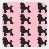 Pink Poodle Rock Inspiriert Stickers (Vorderseite)
