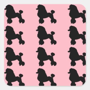 Pink Poodle Rock Inspiriert Stickers
