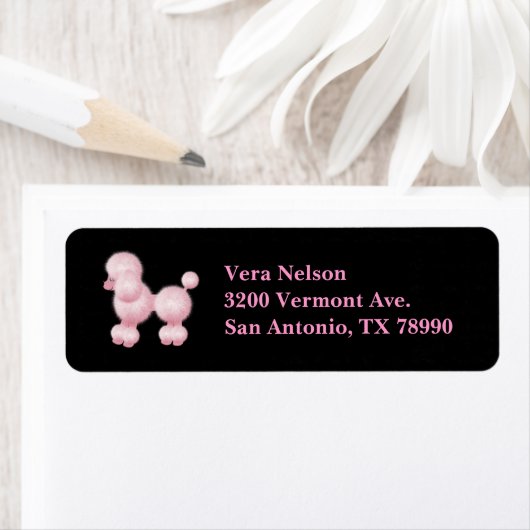 Pink Poodle Rücksendeadresse (Insitu)