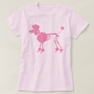 Pink Poodle Skeleton T - Shirt