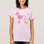 Pink Poodle Skeleton T - Shirt (Vorderseite)