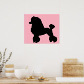 Pink Poodle Skirt Inspiriert Poster (Küche)