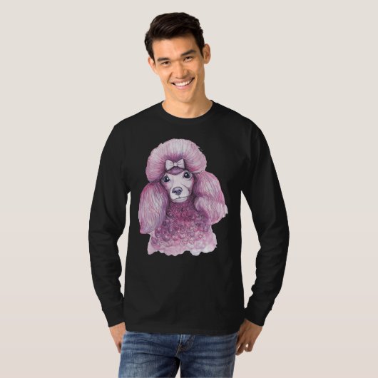 Pink Poodle T-Shirt (Vorne ganz)