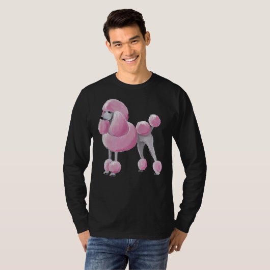 Pink Poodle T-Shirt (Vorne ganz)