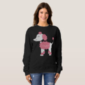 Pink Poodle T- Sweatshirt (Vorne ganz)