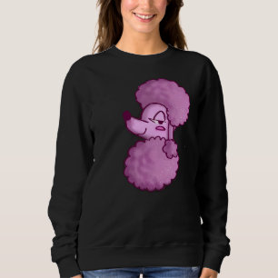 Pink Poodle T- Sweatshirt