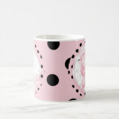 Pink Poodle Tasse Cup Pink Polka Dot (Mittel)