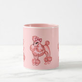 Pink Poodle-Tasse Tasse (Zentrum)