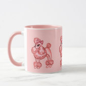 Pink Poodle-Tasse Tasse (Links)