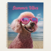 Pink Poodle Tropical Paradise Fun Planner Planer (Vorderseite)