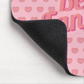 Pink Poodle und Herz Extravagant sein Mousepad (Ecke)