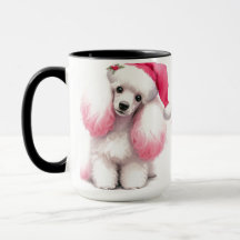 Pink Poodle Weihnachts-Tasse-Cup