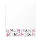 PINK POODLES Custom Notepad Notizblock (Vorderseite)