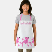 Pink Poodles personalisieren Schürze (Insitu)