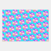 Pink Pool Party Birthday  Geschenkpapier Set (Vorderseite 3)