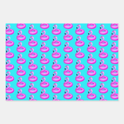 Pink Pool Party Birthday  Geschenkpapier Set (Vorderseite 2)