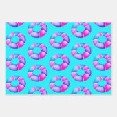Pink Pool Party Birthday  Geschenkpapier Set (Vorderseite)